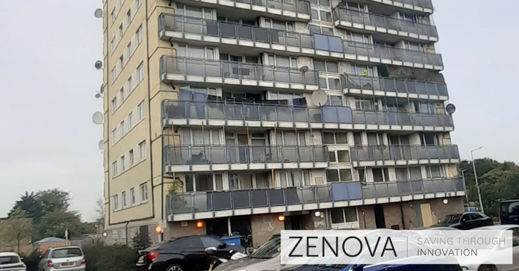 Feuerfeste Fp-Farbe von Zenova Group Plc für den Einsatz im Wohnhochhaus Enfield zugelassen - Zenova