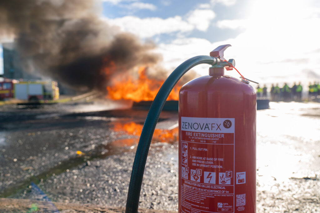 Confirmation Of Leading Edge Zenova Fx Extinguishers Compliance And Inaugural Order In Germany - Zenova